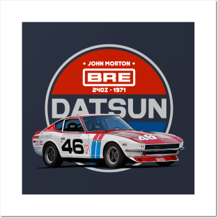 BRE John Morton Datsun 240z Posters and Art